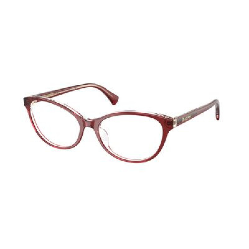 Eyeglasses Ralph RA 7186 U 5920 Dark Burgundy On Transparent / Demo 53mm