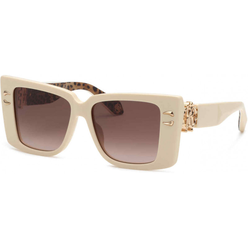 Sunglasses Roberto Cavalli SRC 056 M 09x7 Shiny Full Cream 54mm