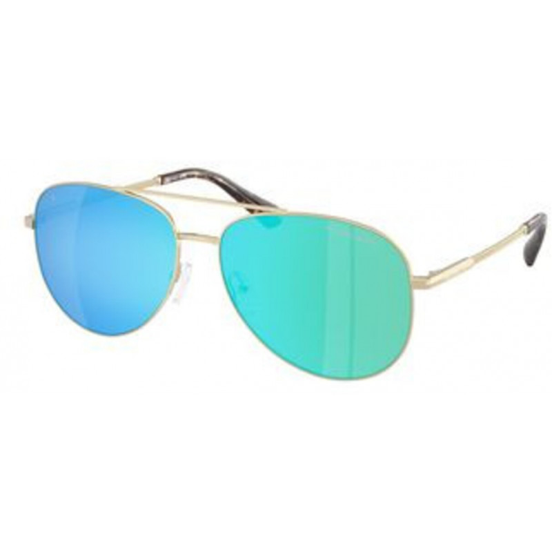 Sunglasses Michael Kors MK 1172 101425 Light Gold / Blue Polar Cr39 Polarized 58mm