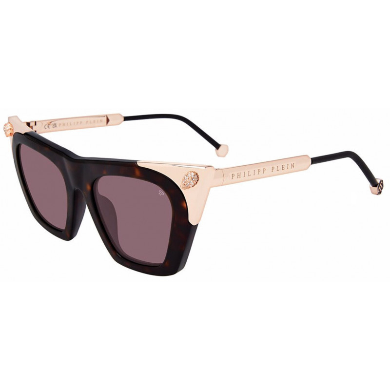 Sunglasses Philipp Plein SPP 134 S 0722 Dk Havana
