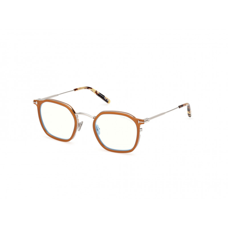 Eyeglasses Tom Ford FT 5974 -B 041 Shiny Light Yellow / Palladium 50mm