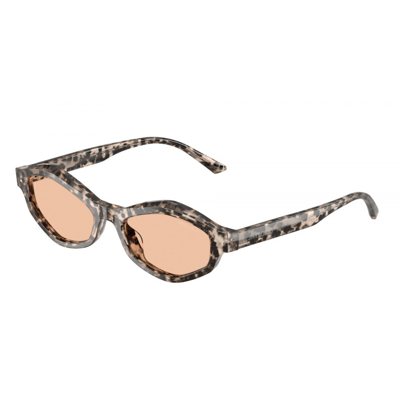 Sunglasses Jimmy Choo JC 5077 U 511573 Grey Glitter Havana / Light Brown Polyamide Standard 52mm