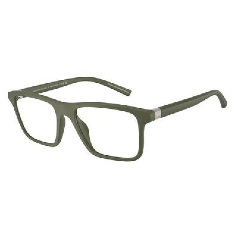 Eyeglasses Armani Exchange AX 3136 U 8301 Matte Green / Demo Lens 55mm
