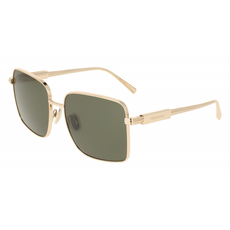 Sunglasses FERRAGAMO SF 330 S 752 Gold/Green 57mm