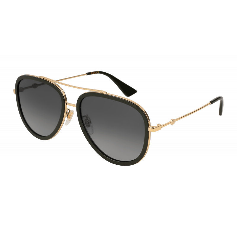 Sunglasses Gucci GG 0062 S- 011 Gold / Grey 57mm