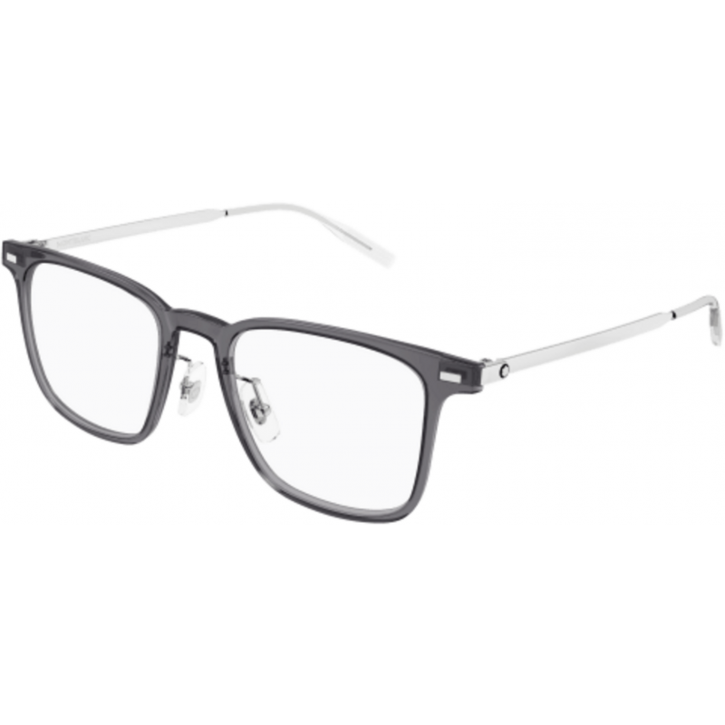 Eyeglasses Montblanc MB 0395 ON- 004 Grey / Transparent Silver 51mm