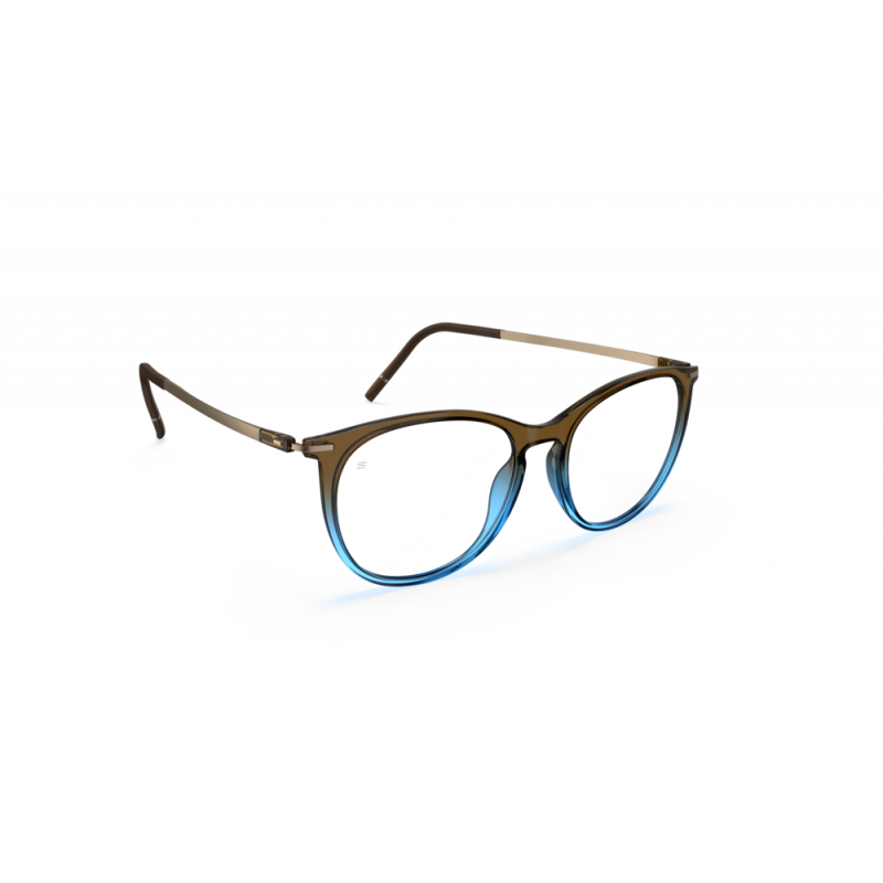 Eyeglasses Silhouette Rising Dawn 1628 6130 Amber Blue Gradient 53mm