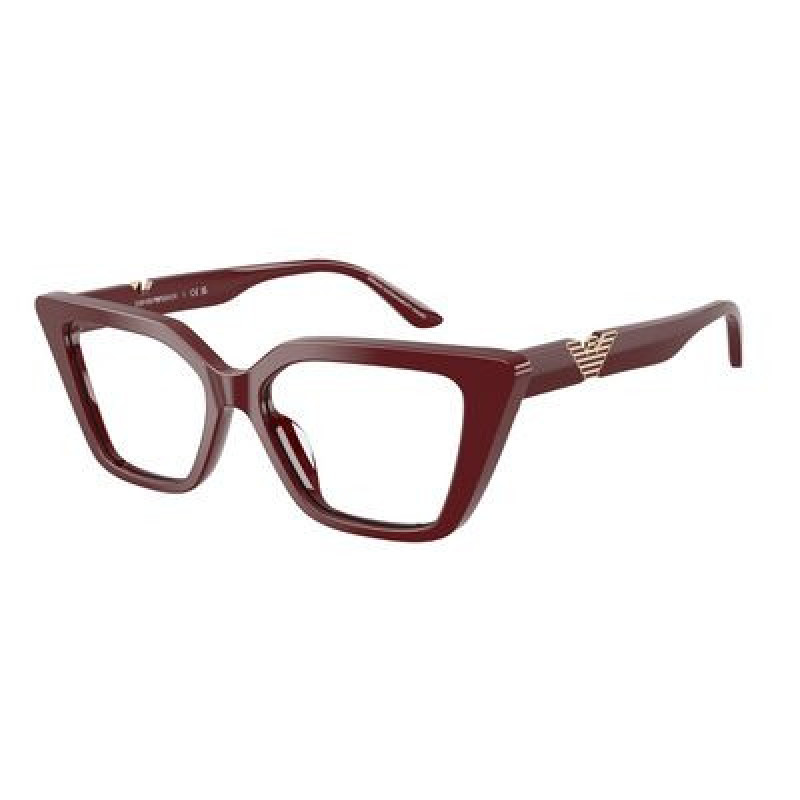 Eyeglasses Emporio Armani EA 3273 U 6323 Shiny Bordeaux / Demo Lens 52mm