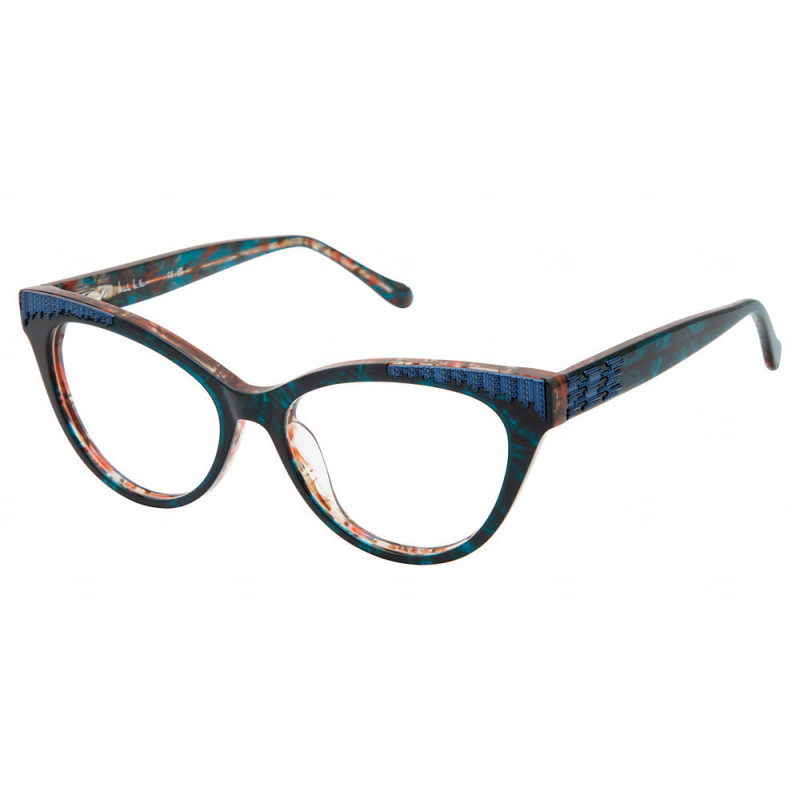 Eyeglasses Nicole Miller TIA C03 Teal 54mm