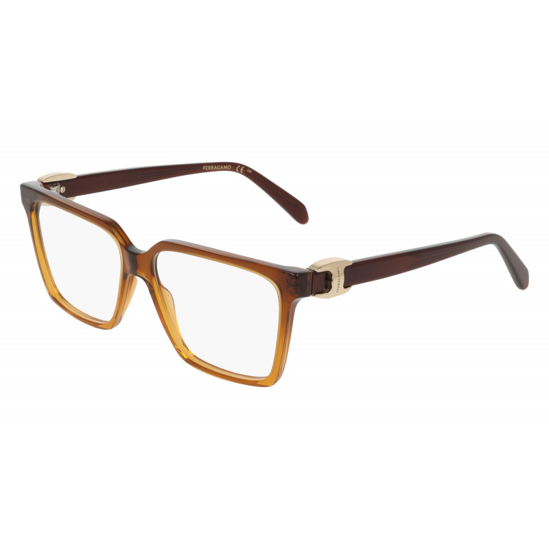 Eyeglasses FERRAGAMO SF 3059 266 Transparent Caramel Gradient 56mm