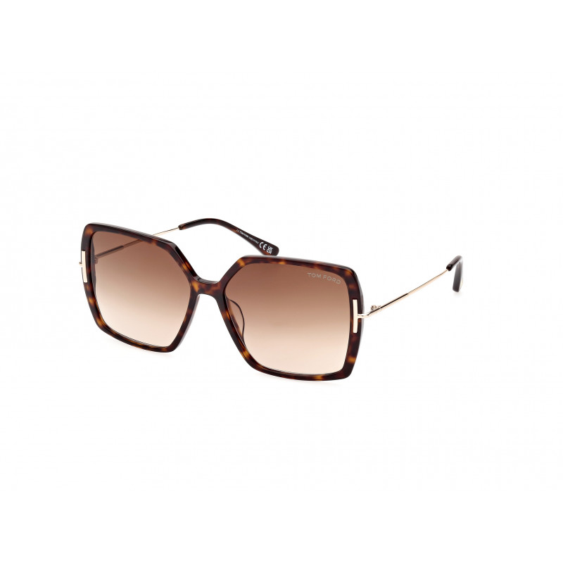 Sunglasses Tom Ford FT 1039 -F Asian fit 52F Dark Havana / Shiny Palladium 59mm