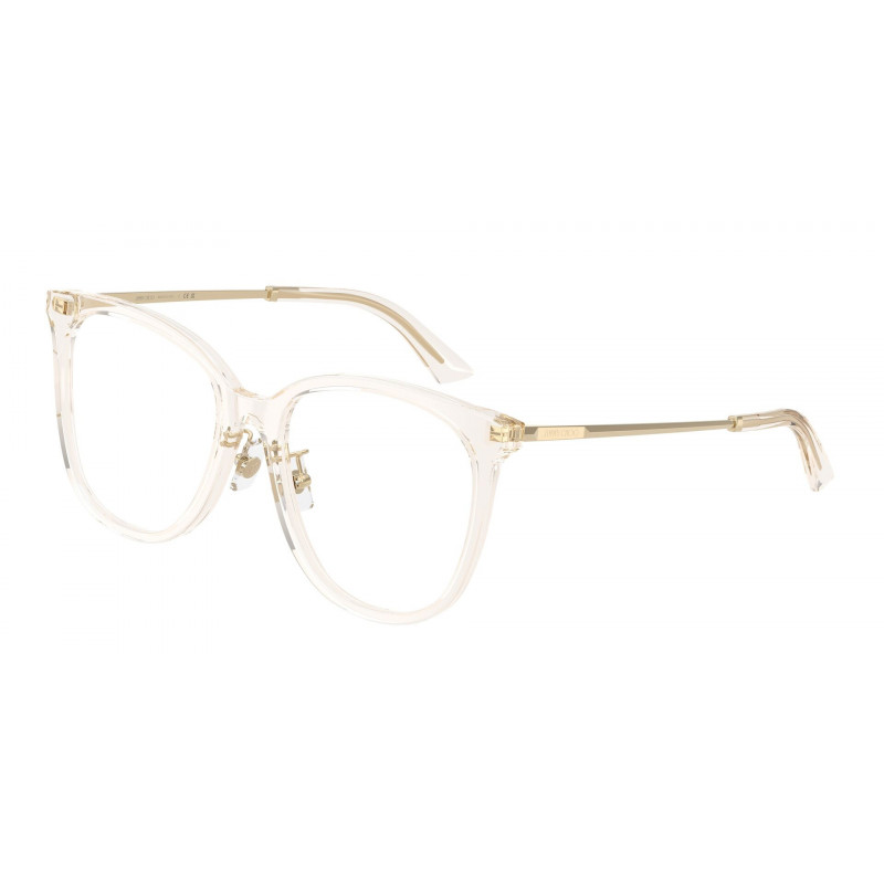 Eyeglasses Jimmy Choo JC 3060 F 5107 Transparent Beige / Demo Lens 53mm