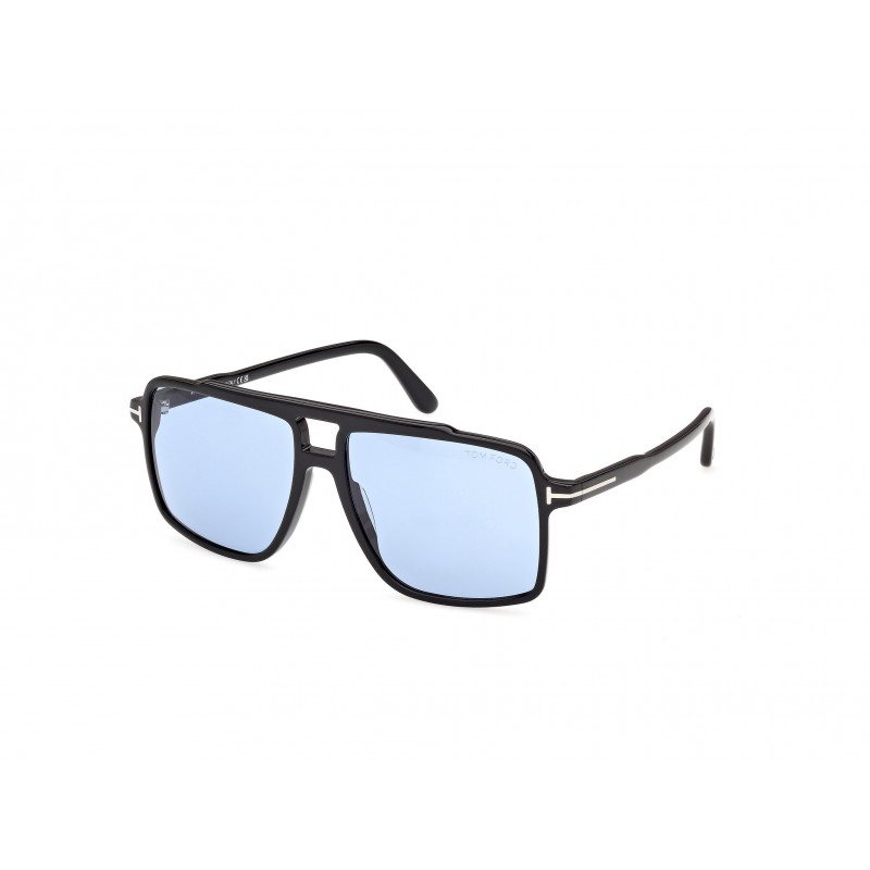 Sunglasses Tom Ford FT 1177 01V Shiny Black / 59mm