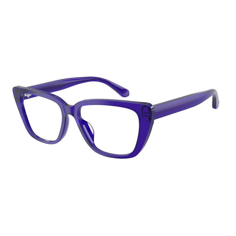 Eyeglasses Emporio Armani EA 3256 U 6253 Shiny Transparent Purple / Demo Lens 52mm