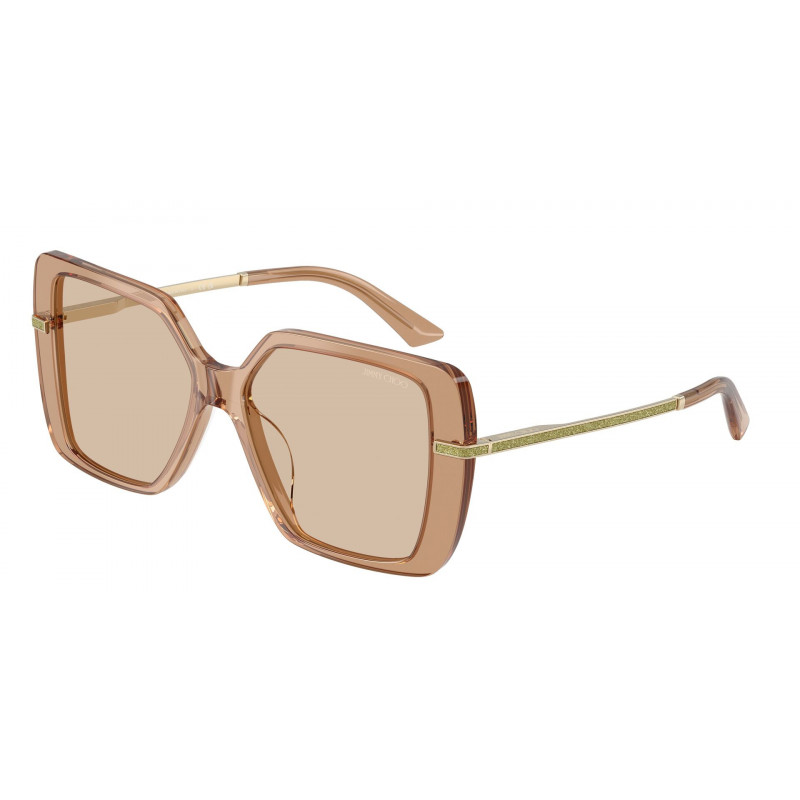 Sunglasses Jimmy Choo JC 5048 JU 507693 Transparent Tan / Light Brown Polyamide Standard 55mm