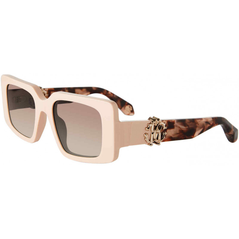 Sunglasses Roberto Cavalli SRC 039 M 09lh Shiny Full Powder Beige 51mm