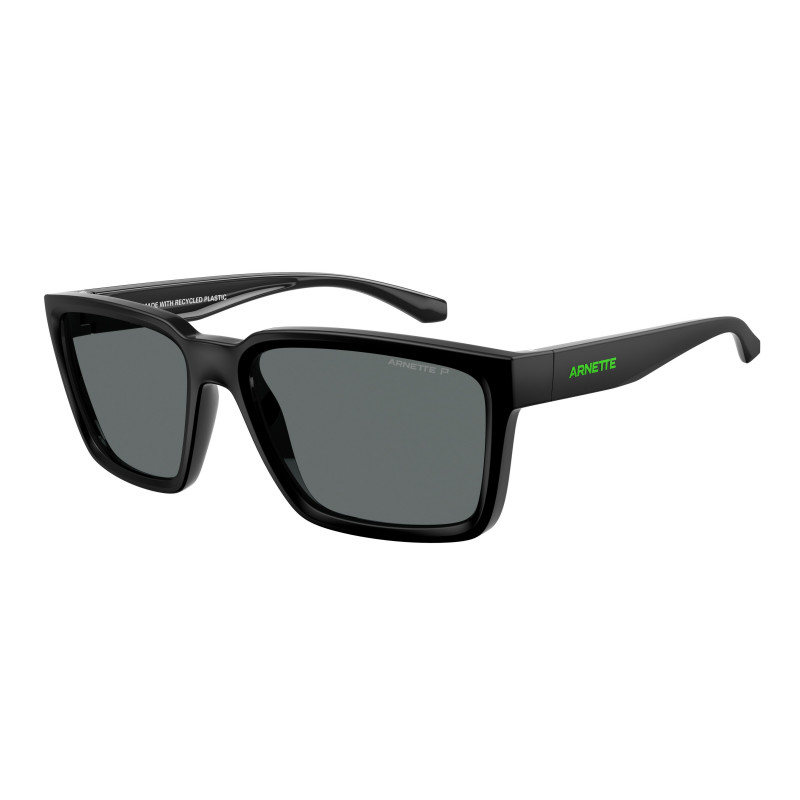 Sunglasses Arnette AN 4346 290081 Black Matte Top/Shiny / Polar Grey Policarbonate Polarized 57mm