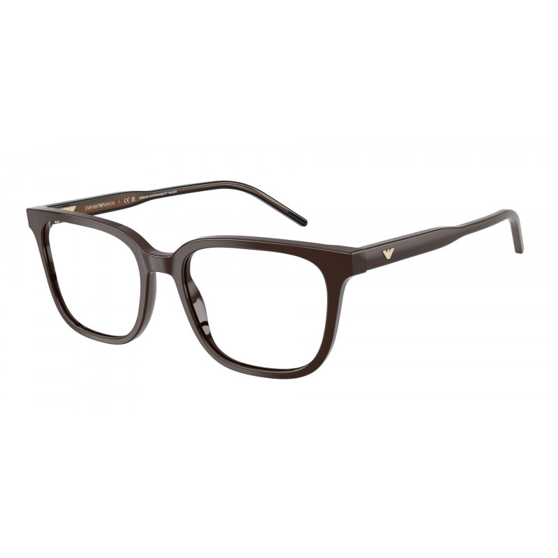Eyeglasses Emporio Armani EA 3258 6255 Shiny Brown Demo Lens 54mm