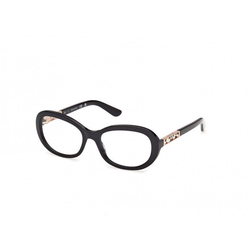 Eyeglasses Guess By Marciano GM 50065 001 Shiny Black Pale Gold 55mm