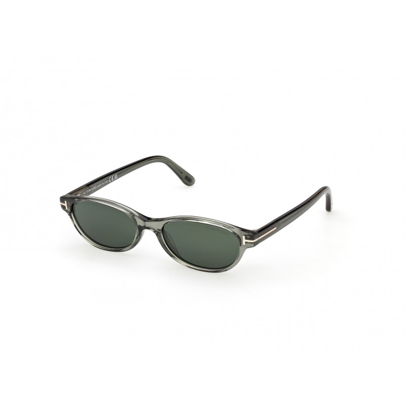 Sunglasses Tom Ford FT 1310 93N Shiny Light Green / 52mm