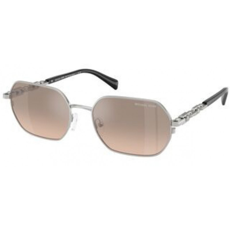Sunglasses Michael Kors MK 1165 18933D Silver Shiny / Khaki Gradient Polyamide Standard 57mm