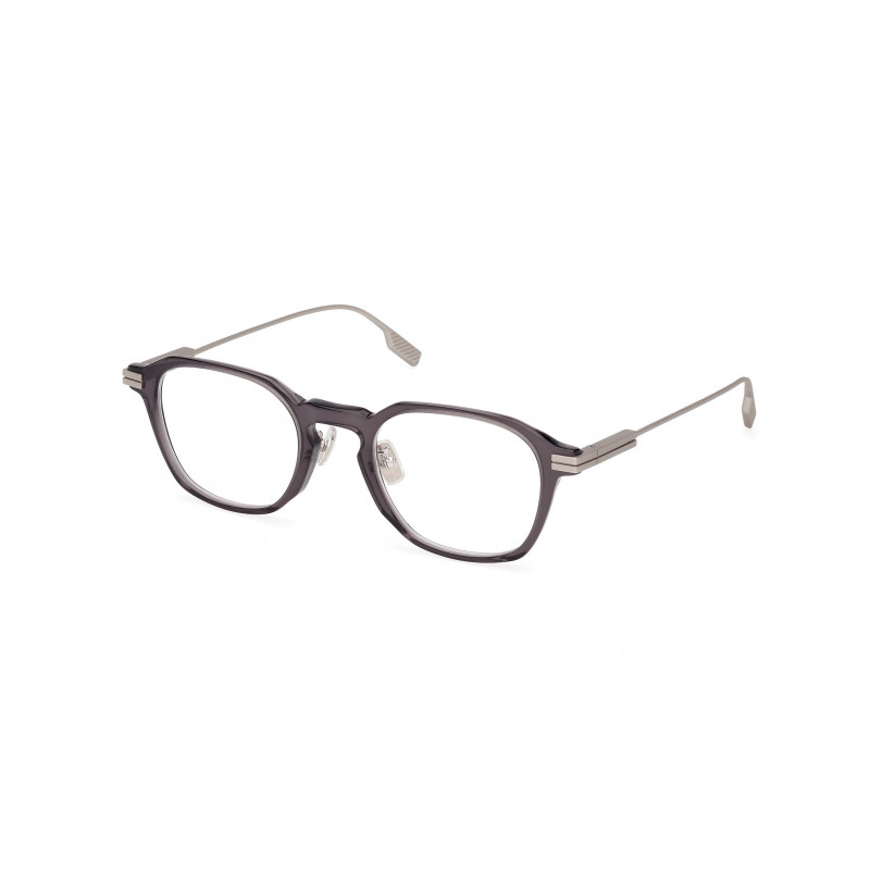 Eyeglasses Zegna EZ 5312 -D Asian fit 020 Shiny Grey / Matte Palladium 53mm