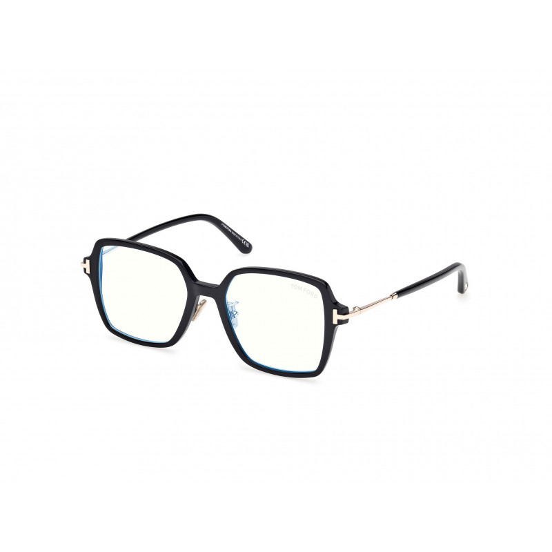 Eyeglasses Tom Ford FT 6057 -D-B Asian fit 001 Shiny Black / 51mm