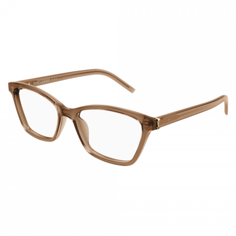 Eyeglasses Saint Laurent SL M 128 - 012 Brown / Transparent 56mm
