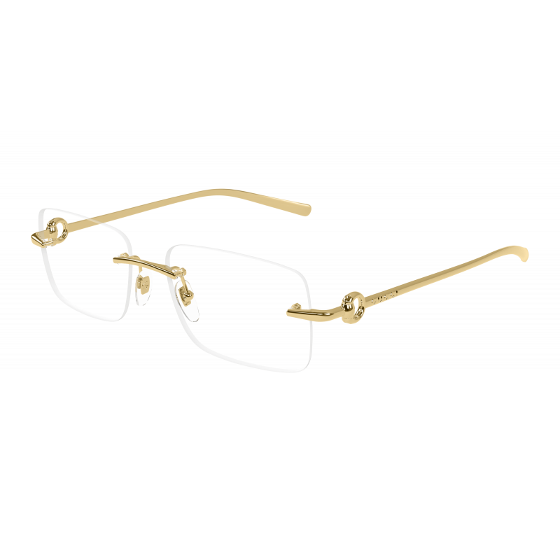 Eyeglasses Gucci GG 1703 O- 003 Gold / Transparent 55mm