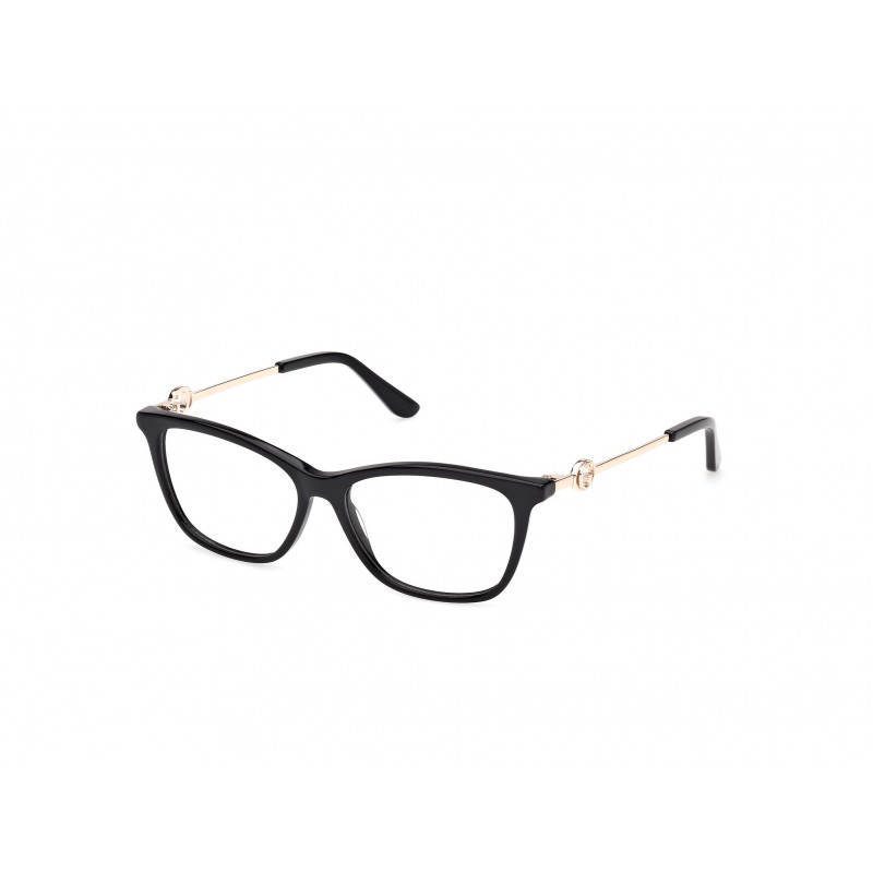 Eyeglasses Guess GU 50349 001 Shiny Black / Deep Gold 52mm