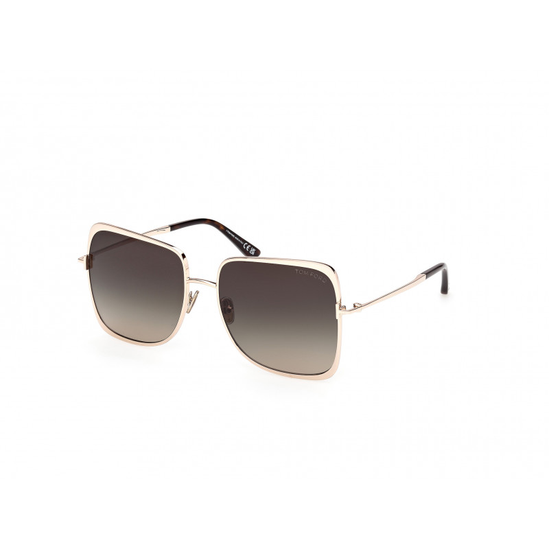 Sunglasses Tom Ford FT 1319 28B Shiny Rose Gold / 57mm