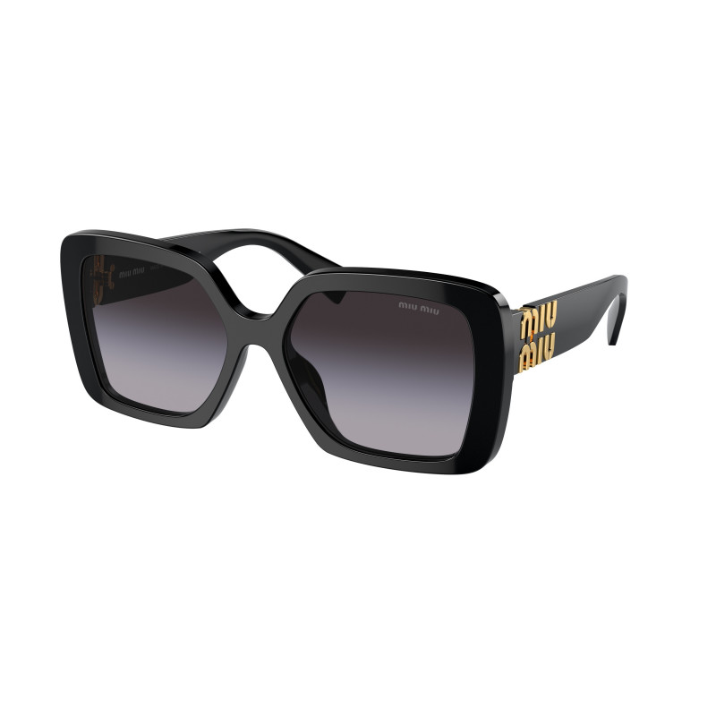 Sunglasses Miu MU 10 YS 1AB5D1 Black Grey Gradient 56mm