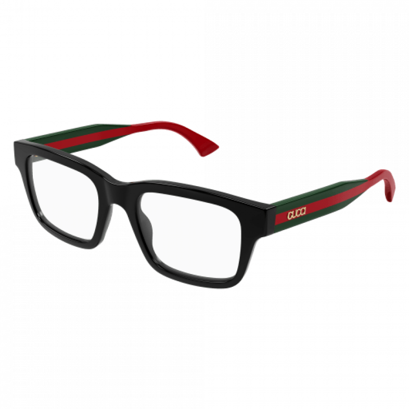 Eyeglasses Gucci GG 1865 O- 007 Black / Transparent Green 54mm