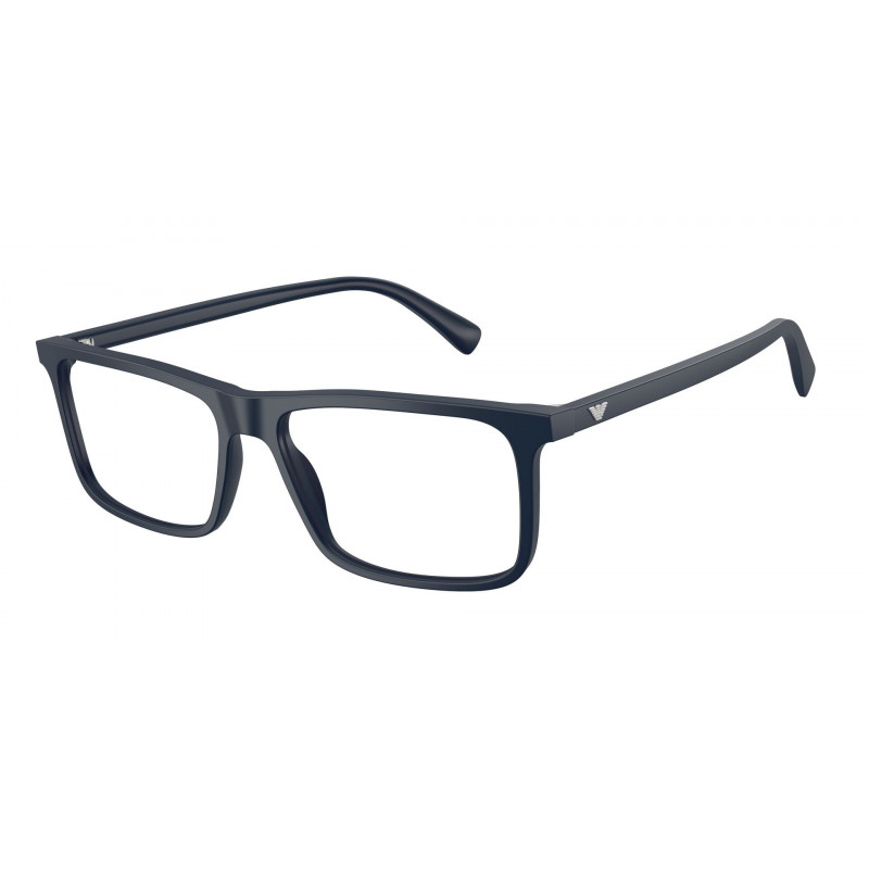 Eyeglasses Emporio Armani EA 3288 6453 Matte Blue Demo Lens 55mm