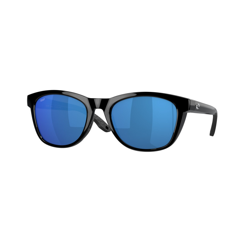 Sunglasses Costa Del Mar 06 S 9108 910808 Aleta Black Blue Mirror 580p 54mm