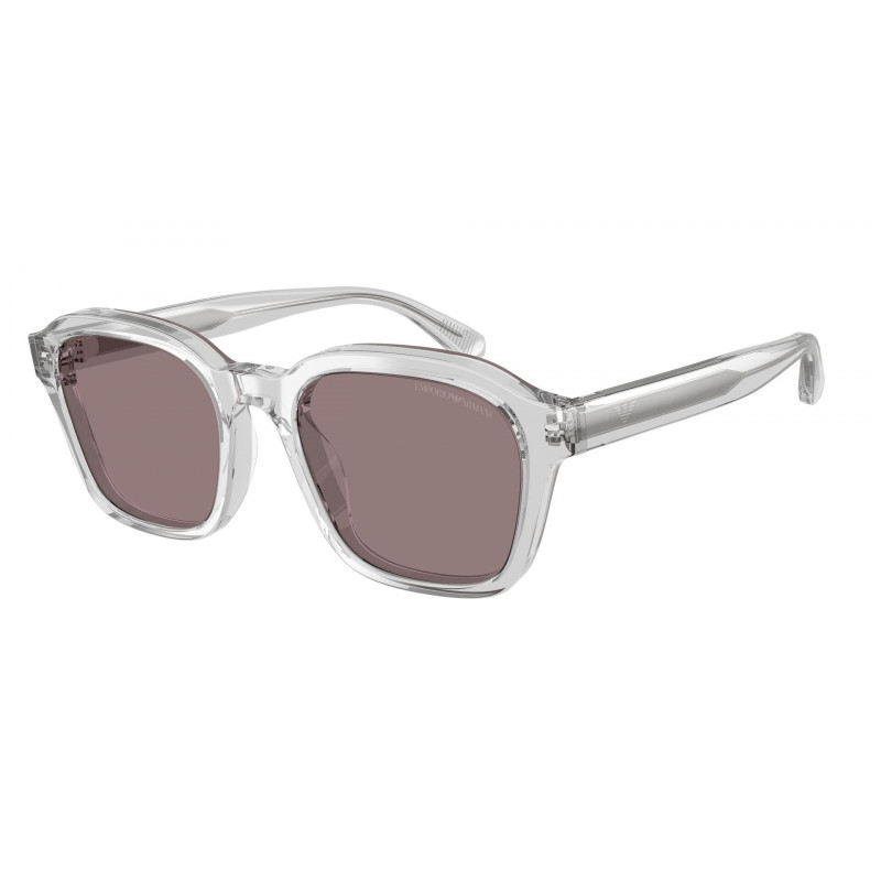 Sunglasses Emporio Armani EA 4245 U 62507N Shiny Transparent Crystal / Purple Brown Polyamide Standard