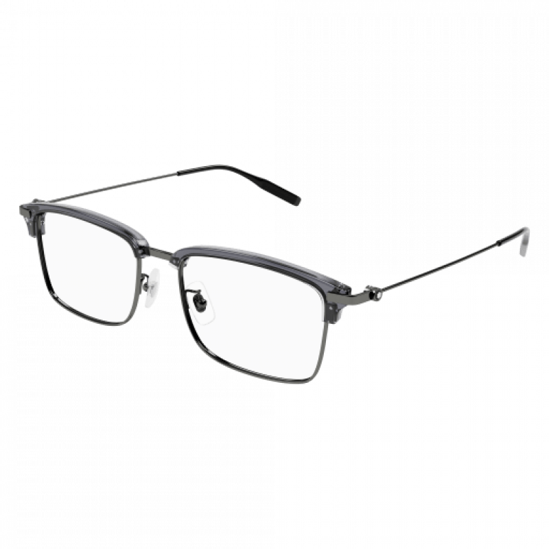 Eyeglasses Montblanc MB 0318 OA- 003 Grey / Transparent Gunmetal 55mm