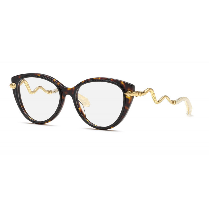 Sunglasses Roberto Cavalli VRC 105 9ray Shiny Black Top+havana 53mm