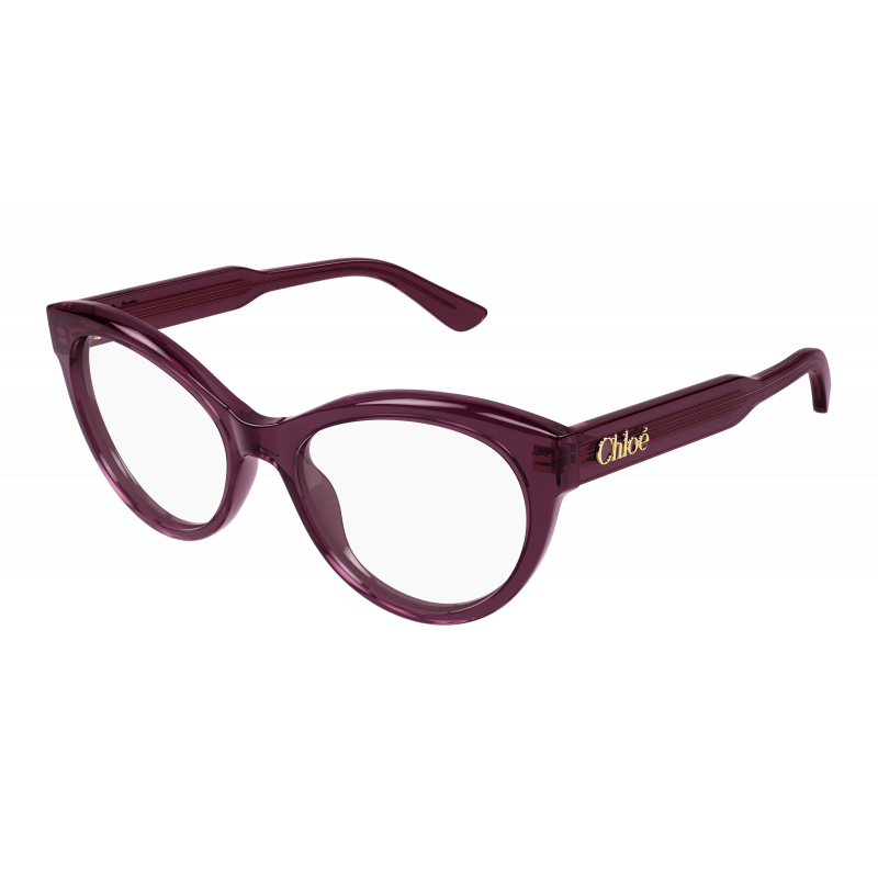 Eyeglasses Chloé CH 0342 O- 005 Burgundy / Transparent 52mm