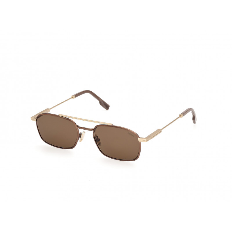 Sunglasses Zegna EZ 0298 37E Matte Dark Bronze / 54mm