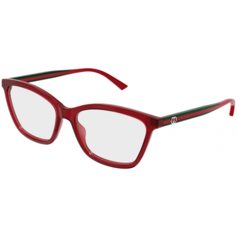 Eyeglasses Gucci GG 1989 O- 004 Burgundy / Transparent Green 56mm
