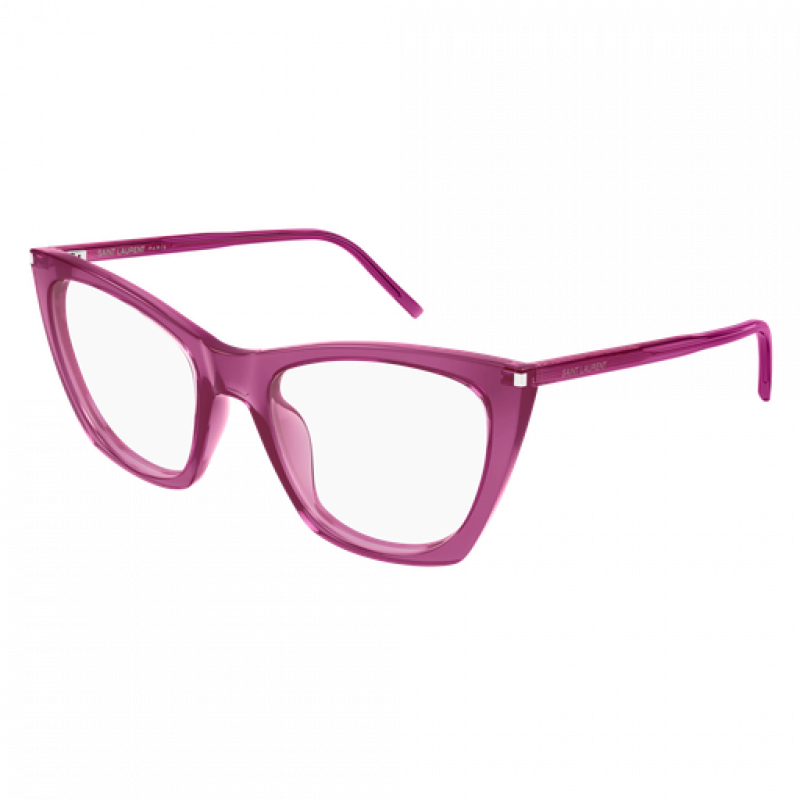 Eyeglasses Saint Laurent SL 214 KATE THIN OPT- 005 Pink / Transparent