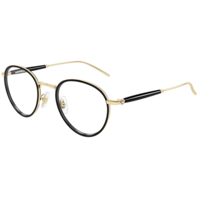 Eyeglasses Montblanc MB 0442 O- 001 Gold / Transparent 49mm
