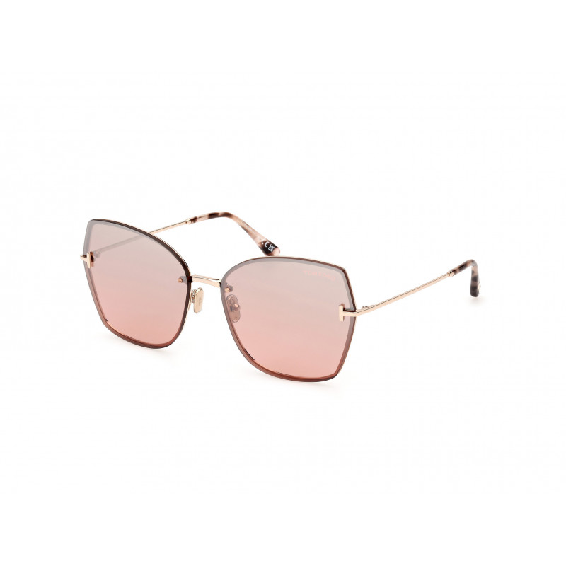 Sunglasses Tom Ford FT 1107 28U Shiny Rose Gold / 62mm