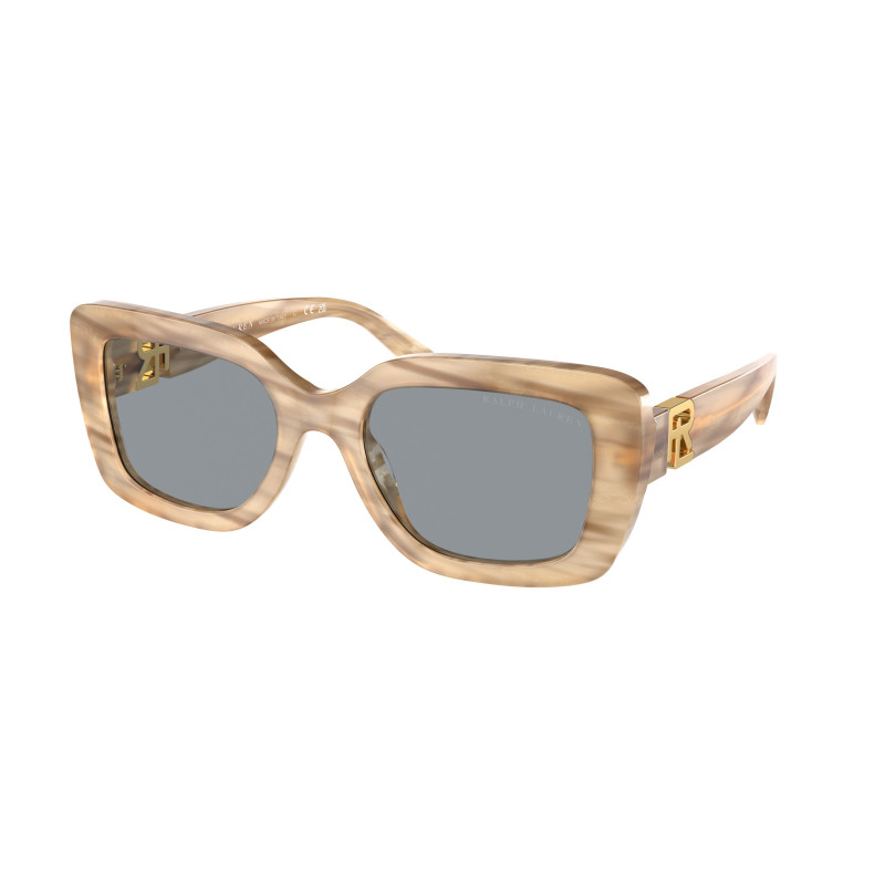 Sunglasses Ralph Lauren RL 8217 U 610687 The Nikki Brown Oyster Acqua G 55mm