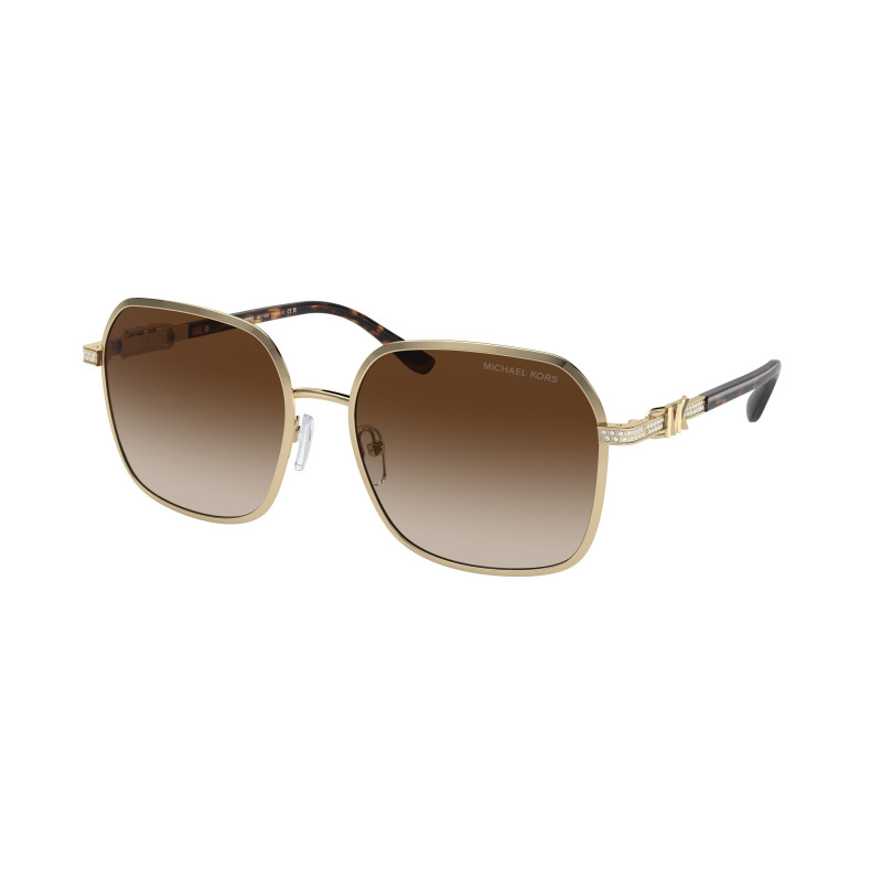 Sunglasses Michael Kors MK 1145 B 101413 Cadiz Light Gold Shiny Brown G