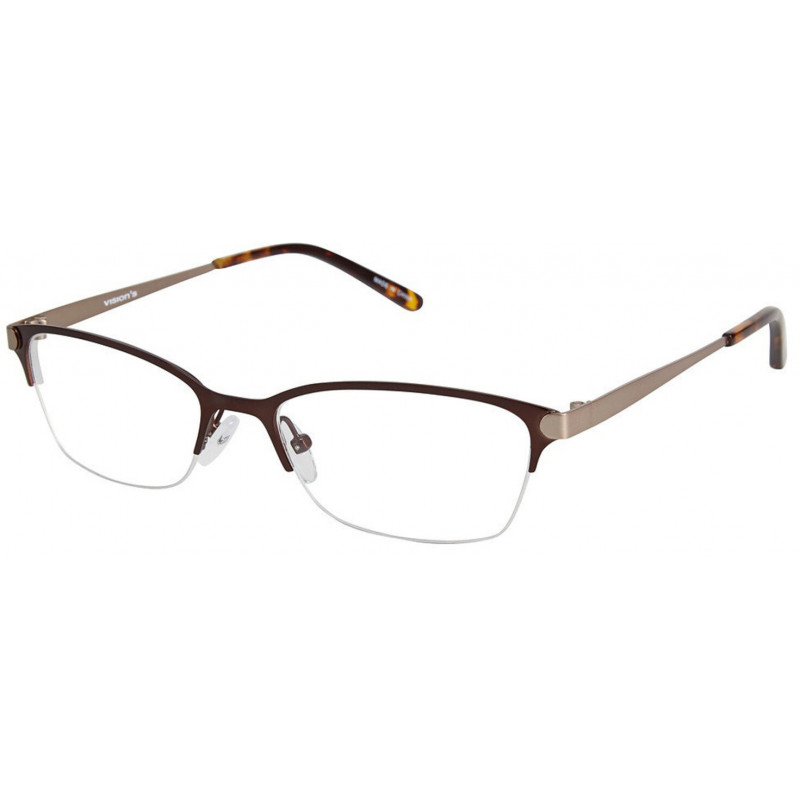 Eyeglasses VISION'S 235 C01 Matte Brown 52mm