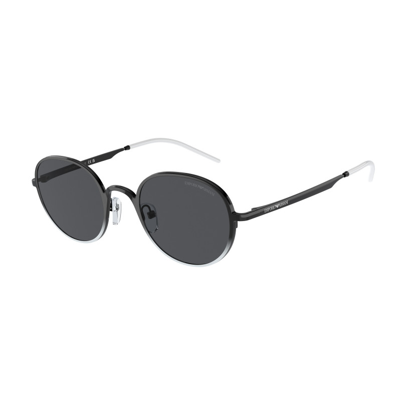 Sunglasses Emporio Armani EA 2151 337287 Shiny Black/White Dark Grey
