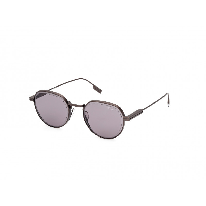 Sunglasses Zegna EZ 0244 09A Matte Antiqued Gunmetal / 52mm
