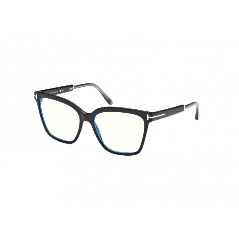 Eyeglasses Tom Ford FT 5892 -B 001 Shiny Black / Grey 56mm